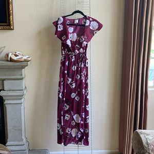 Floral Purple dress from Japna